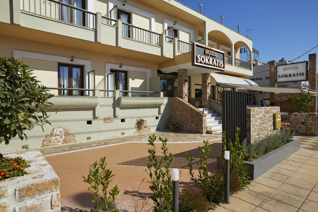 Sokratis Hotel Néa Mudaniá Kültér fotó