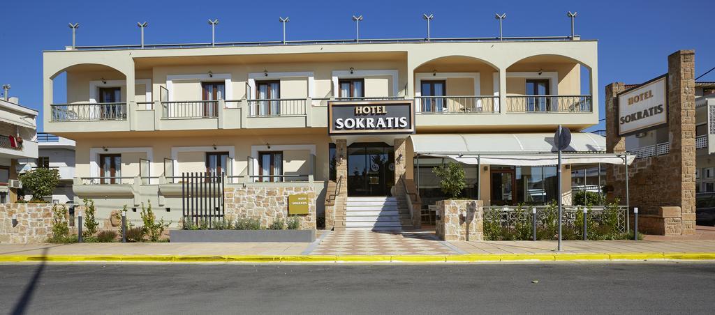 Sokratis Hotel Néa Mudaniá Kültér fotó