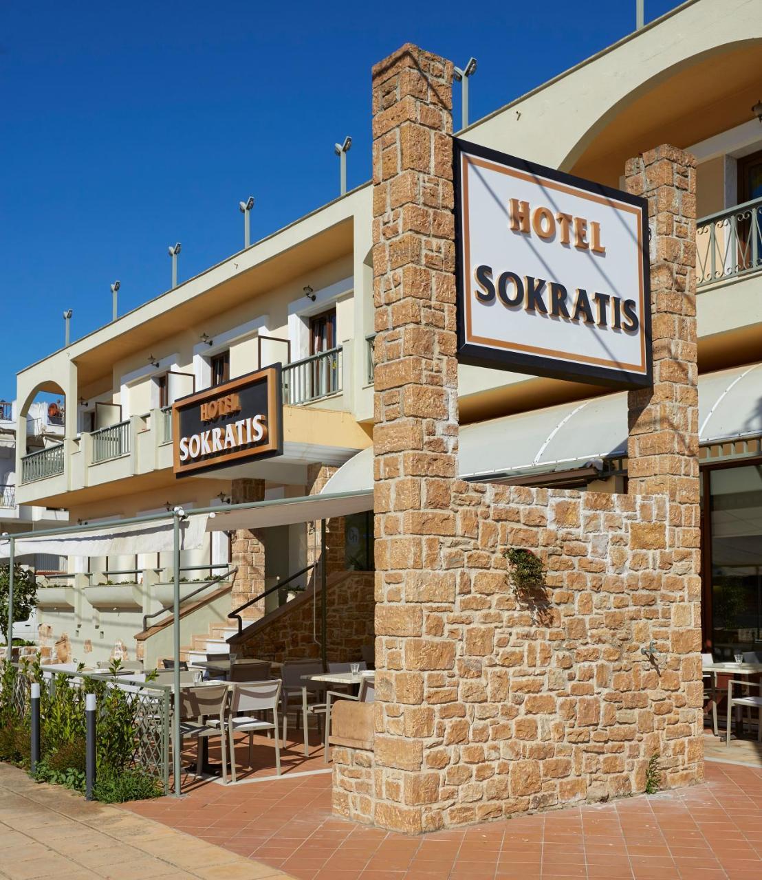 Sokratis Hotel Néa Mudaniá Kültér fotó